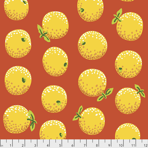 Oranges - Yellow  per half yard