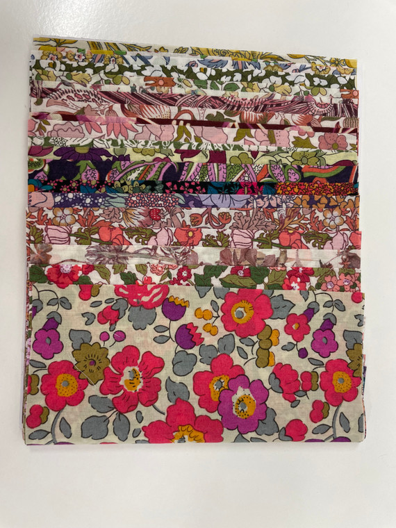5" Warm (1) Liberty Fabric Squares - 20 different prints