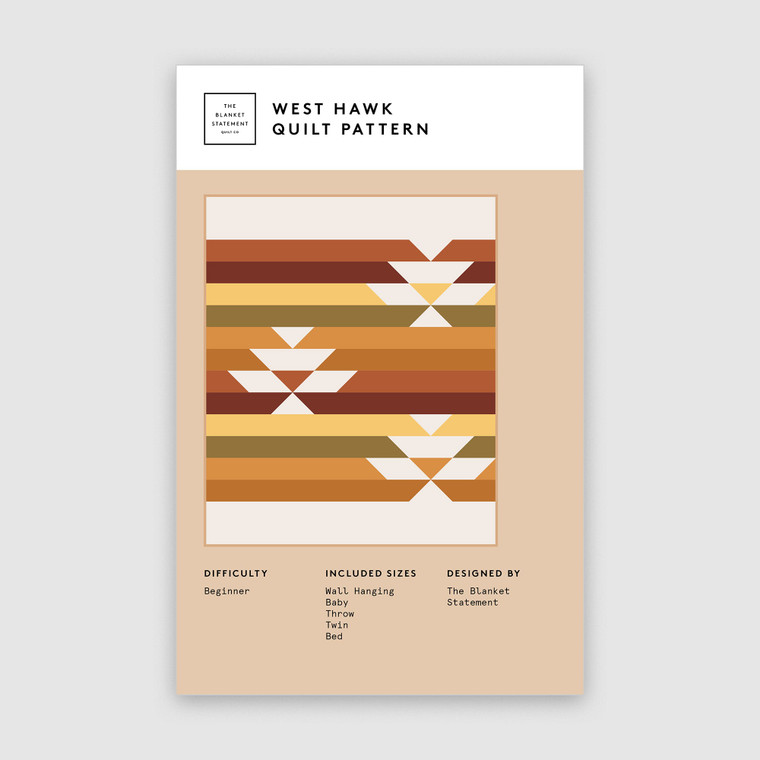 West Hawk Paper Pattern by The Blanket Statement