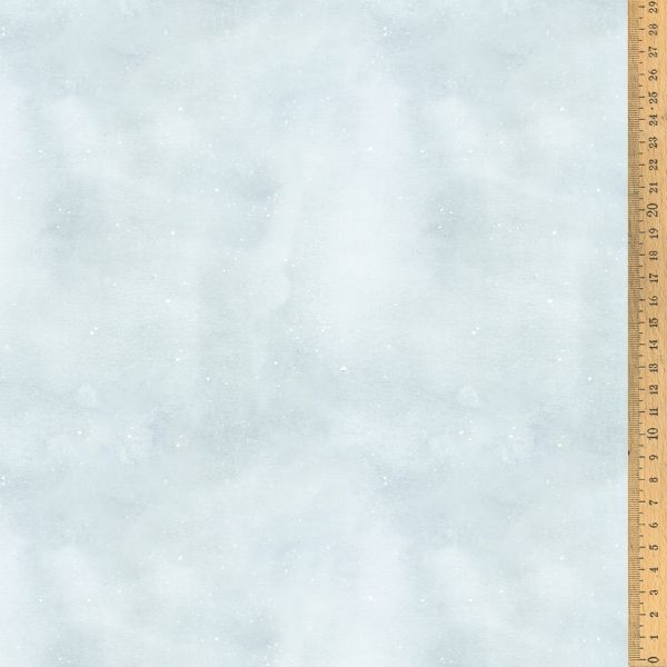 Cotton Fabric Watercolor - Blue, per 1/2 yard