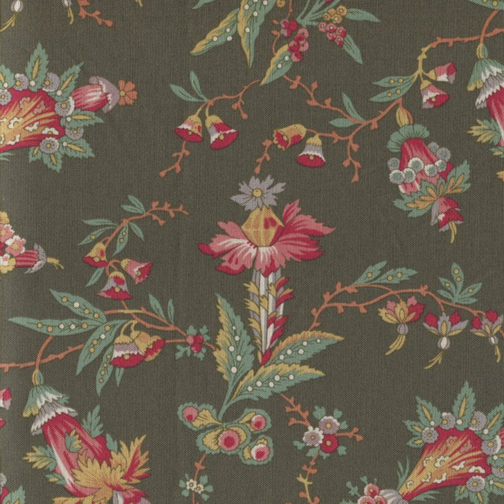 Dutch Heritage, 2033 - Dk Green, per 1/2 yard