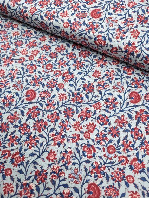 Dutch Heritage, Blue 1018, per 1/2 yard