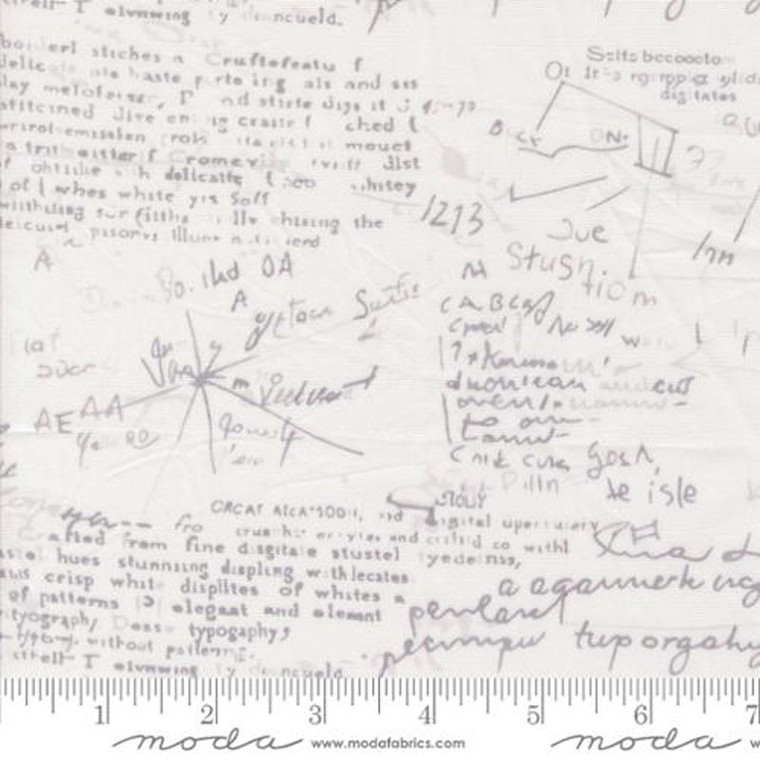 Modern Backgrounds 108″ By Zen Chic For Moda  Physics – White (3 yards)