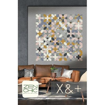 X And Plus Pattern By Zen Chic For Moda
