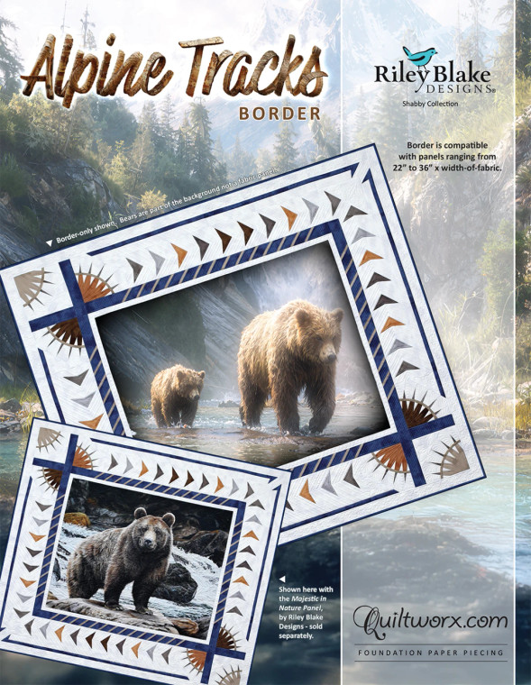 Alpine Tracks Border - Quiltworx