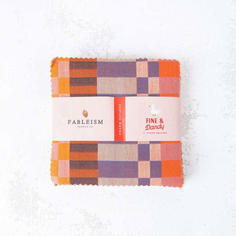 Fine & Dandy
5" squares x 20