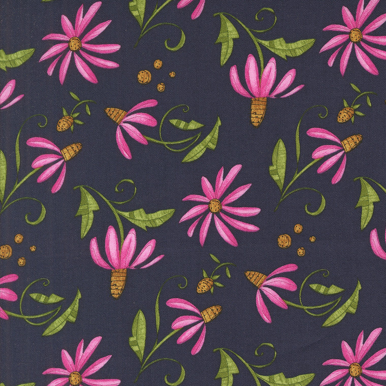 Superbloom by Robin Pickens - Indigo per 1/2 yard