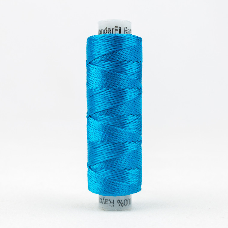 SUE SPARGO RAZZLE-BLUE DANUBE-8wt 6-ply 100% Rayon