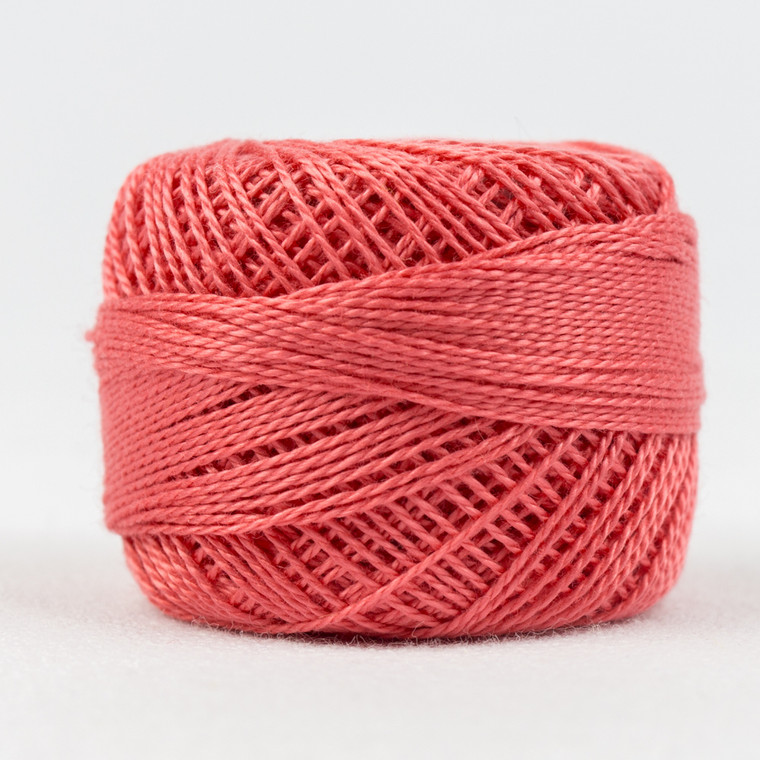 RASPBERRY FROSTING-#8 Perle cotton, 2-ply 100% long staple Egyptian cotton (EL5G-308)