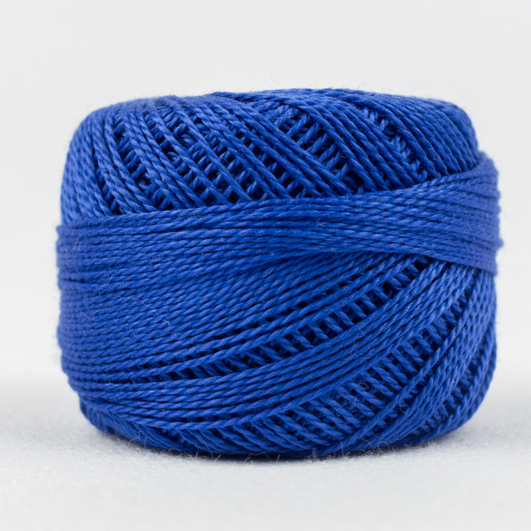 ROYAL BLUE-#8 Perle cotton, 2-ply 100% long staple Egyptian cotton (EL5G-13)