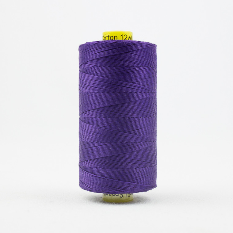 WONDERFIL SPAGETTI-DEEP ROYAL PURPLE-12wt 3-ply Double-Gassed Egyptian cotton. (SP4-07) 