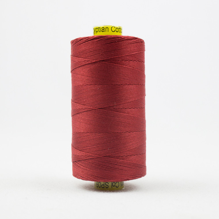 WONDERFIL SPAGETTI-DEEP RICH TOMATO RED-12wt 3-ply Double-Gassed Egyptian cotton. (SP4-09)