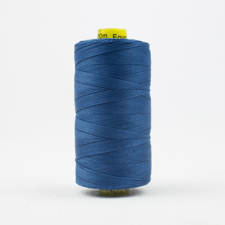 WONDERFIL SPAGETTI-STORMY BLUE-12wt 3-ply Double-Gassed Egyptian cotton. (SP4-14)
