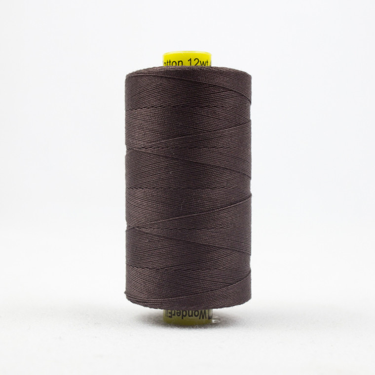 WONDERFIL SPAGETTI-DARK CHOCOLATE-12wt 3-ply Double-Gassed Egyptian cotton. (SP4-17)