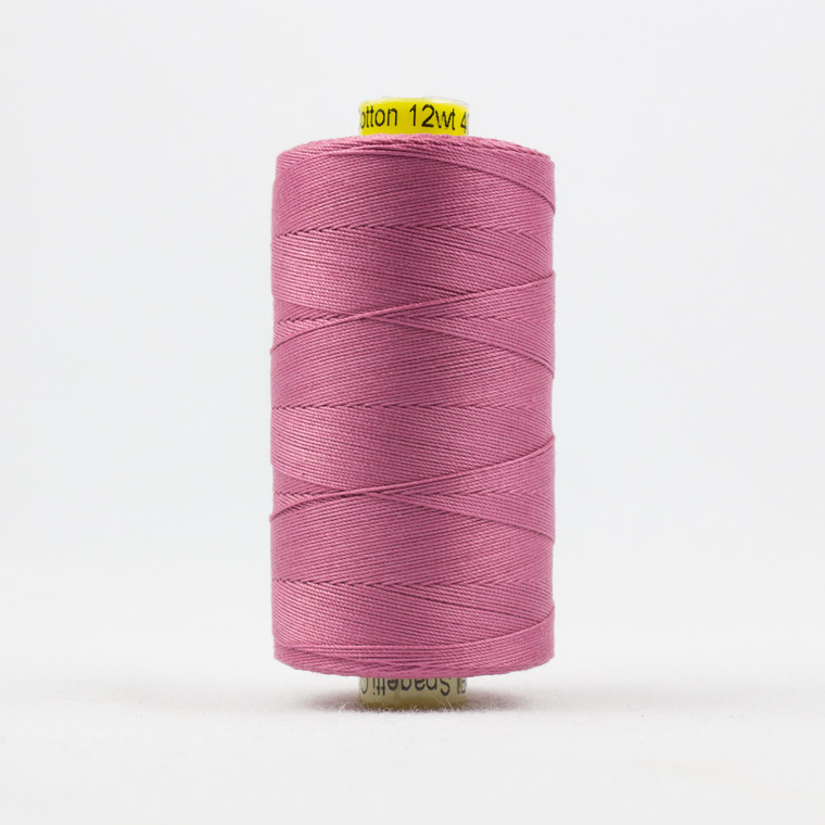 WONDERFIL SPAGETTI-DUSTY PINK-12wt 3-ply Double-Gassed Egyptian cotton. (SP4-30) 