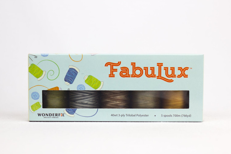 NEUTRALS
FABULUX THREAD PACK - 40WT/3PLY
5 SPOOLS/PK
