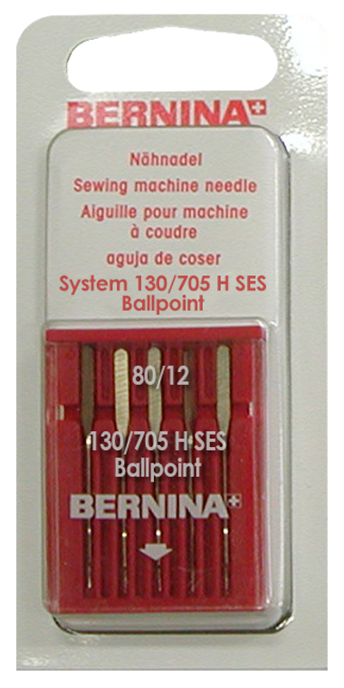 Bernina - 130/705H - Ballpoint - SES (Fine) - #080 - 5 Pack