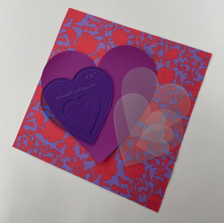 Acrylic & Mylar Hearts Set