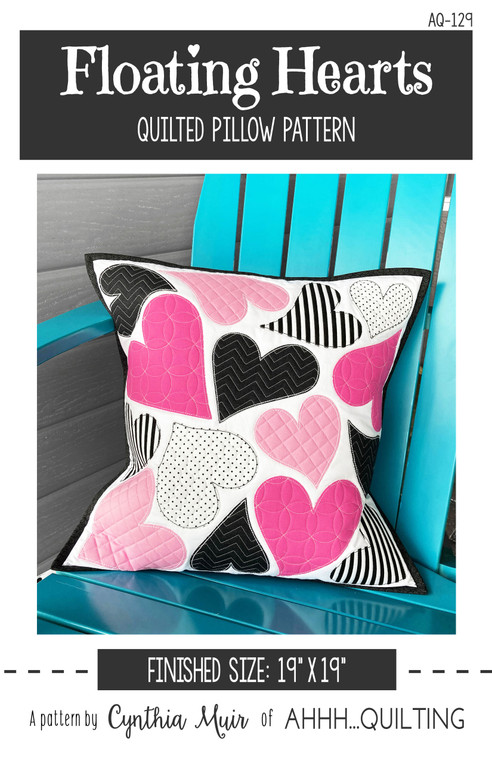 Floating Hearts Pillow - PDF Pattern