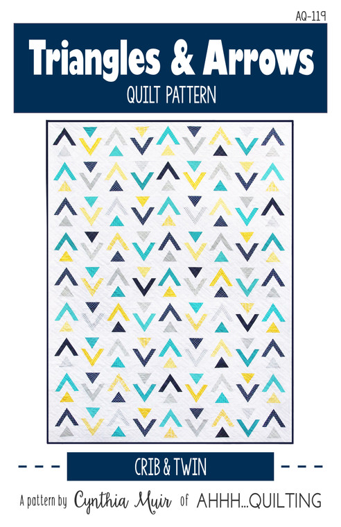 Triangles & Arrows Quilt - PDF Pattern