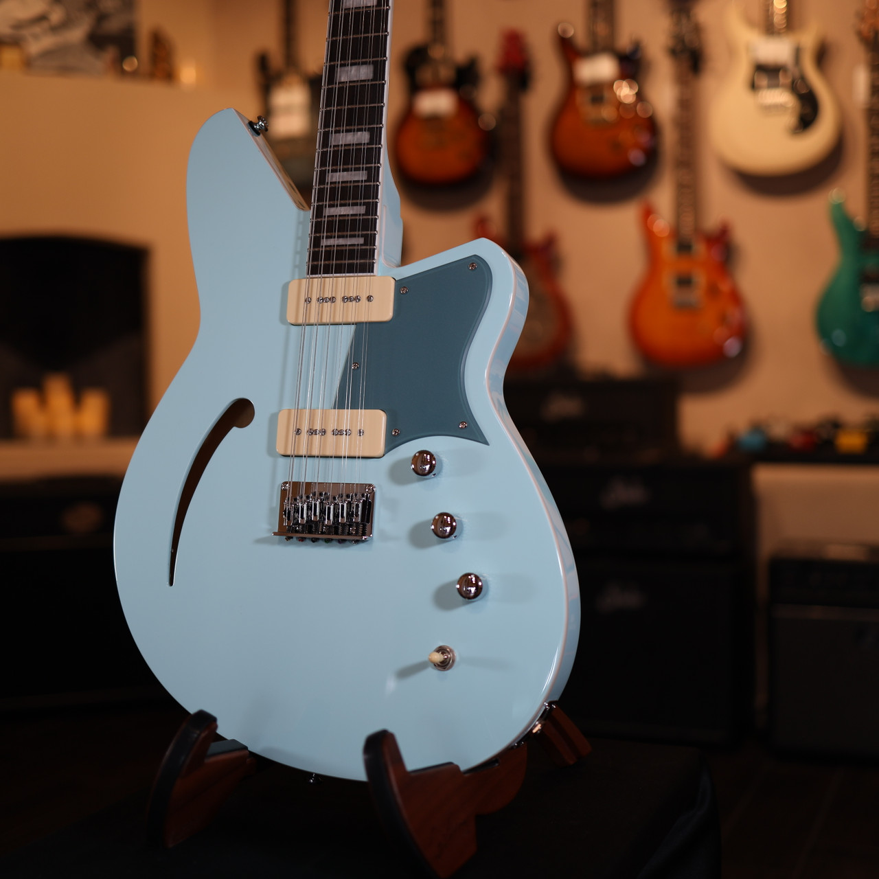 Reverend Airwave 12-String Semi-hollow Electric Guitar