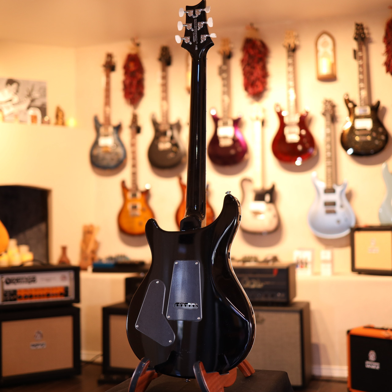 PRS SE Custom 24 Quilt Electric Guitar - Teal Black 4423