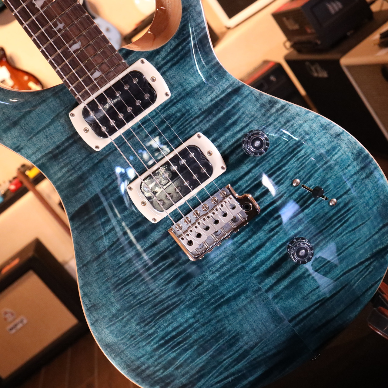 PRS SE Custom 24 - Slate Blue 085