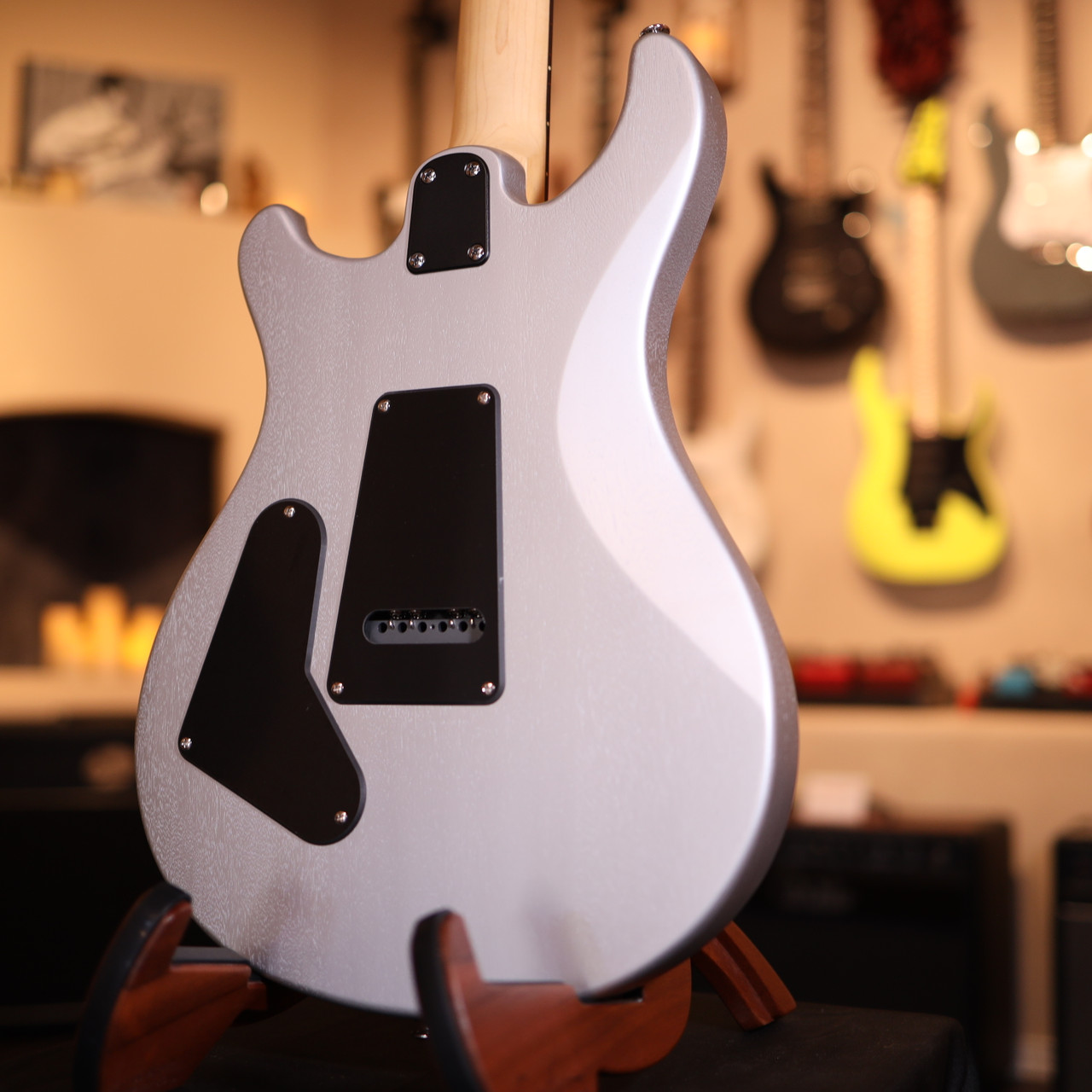 PRS SE CE 24 Standard Satin Electric Guitar - Metallic Silver