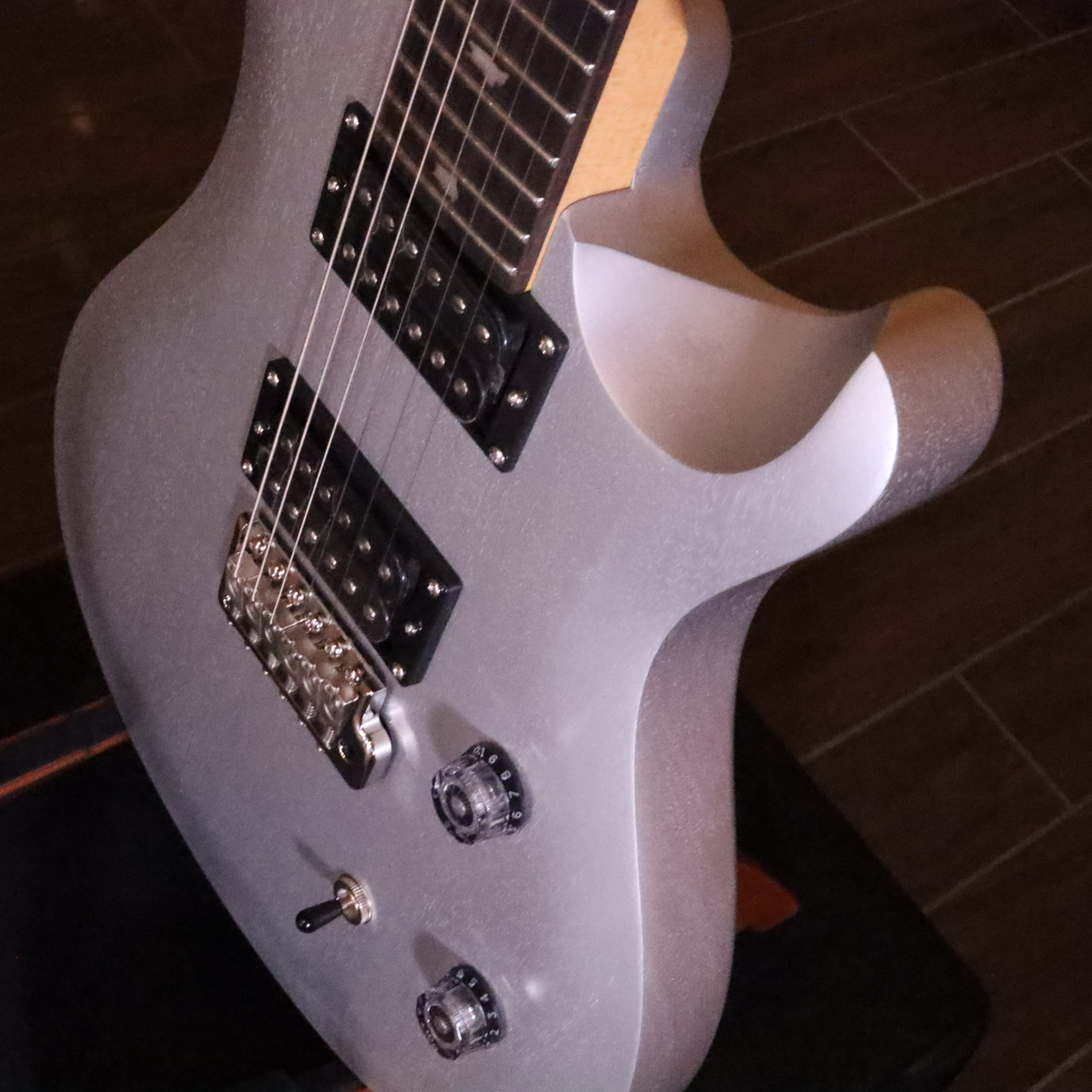 PRS SE CE 24 Standard Satin Electric Guitar - Metallic Silver