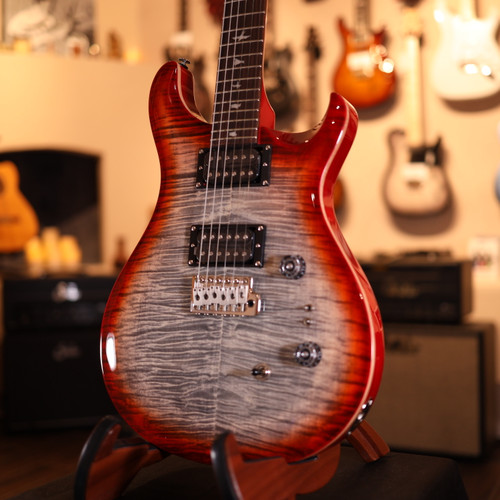 PRS SE Custom 24-08 Electric Guitar - Charcoal Cherry Burst 5785