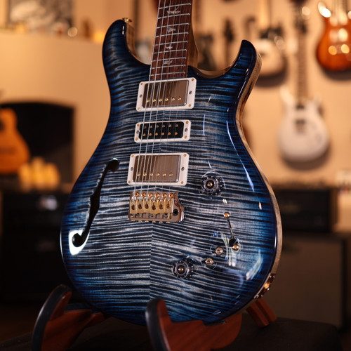 PRS 40th Anniversary Special Semi-Hollow Limited Edition Electric Guitar - Charcoal Blue Burst 7597