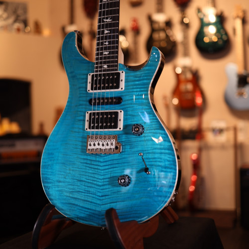 PRS 40th Anniversary CE 24 Special Electric Guitar - Sprayer's Choice Blue Matteo 1818