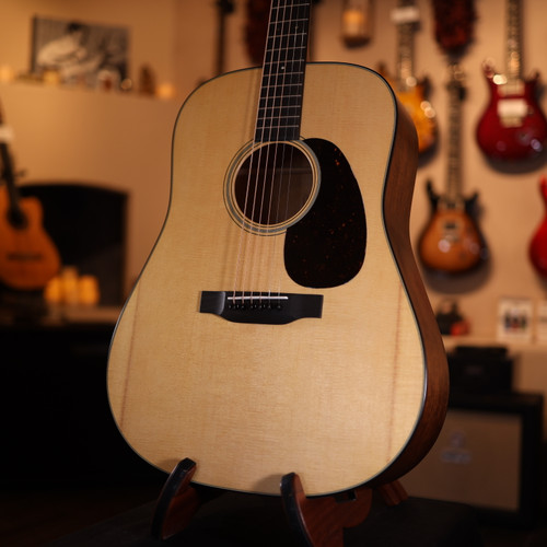 Martin D-18 Satin Standard Series Acoustic Guitar - Satin Natural with Aging Toner 7718