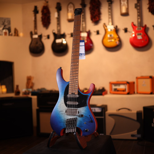 Ibanez QX54QM - Blue Sphere Burst Flat 2028