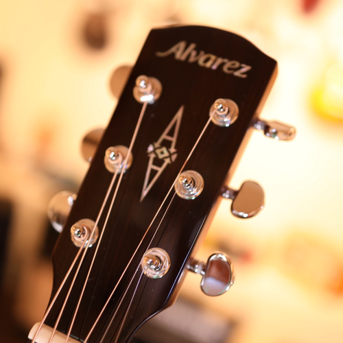 Alvarez AEF90 Artist Ebony Elite Folk Acoustic Guitar 3190