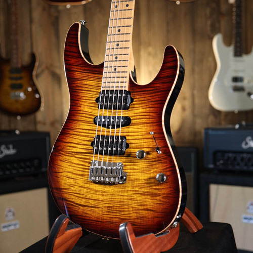 Suhr Modern Pro HSH 510 with Roasted Maple Fretboard- Bengal Burst 7819