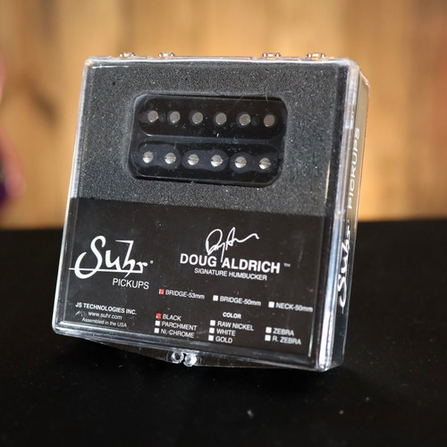 Suhr Doug Aldrich Black 53mm Bridge - Black