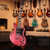 D'Angelico Premier Series Bedford SH Guitar Oxblood 4025