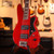 Reverend Thundergun Bass Guitar - Transparent Cherry 5856