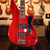 Reverend Thundergun Bass Guitar - Transparent Cherry 5856
