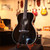 Alvarez LF70e Herringbone Blacktop Laureate Series Folk/OM Acoustic-electric Guitar - Blacktop 0128