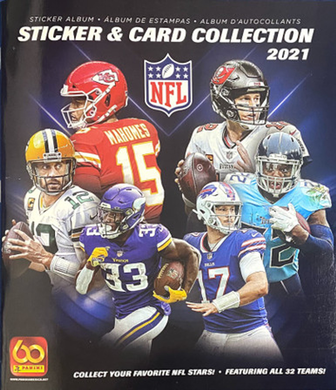 2023 Panini Football Sticker Collection Pack [5 Stickers + 1 Card