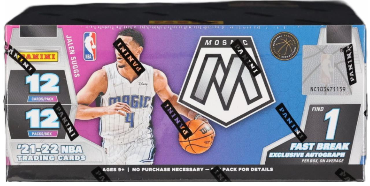 2021-22 Panini Mosaic Basketball Fast Break Box