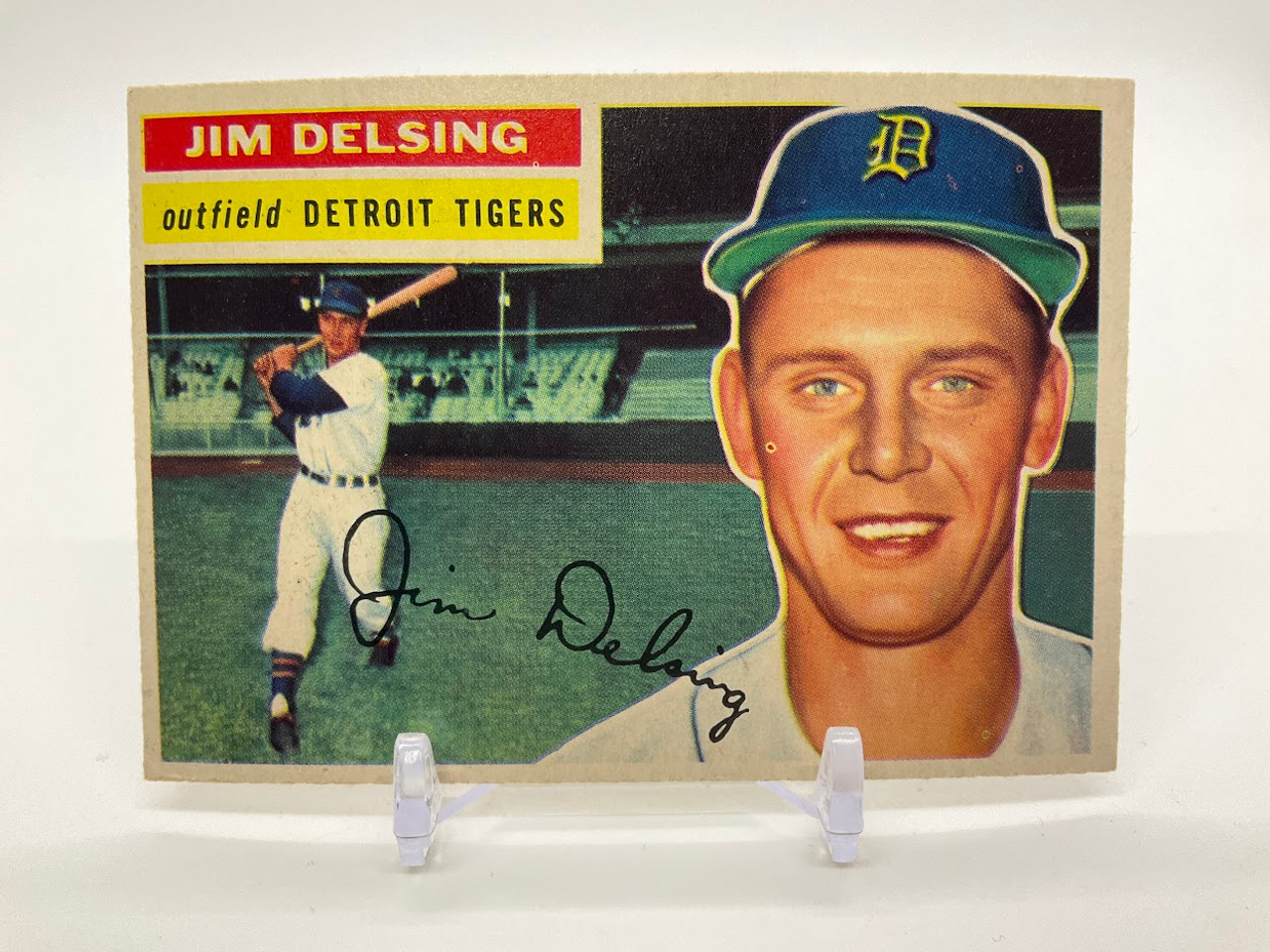 Jim Delsing 1956 Topps #338 Detroit Tigers EX