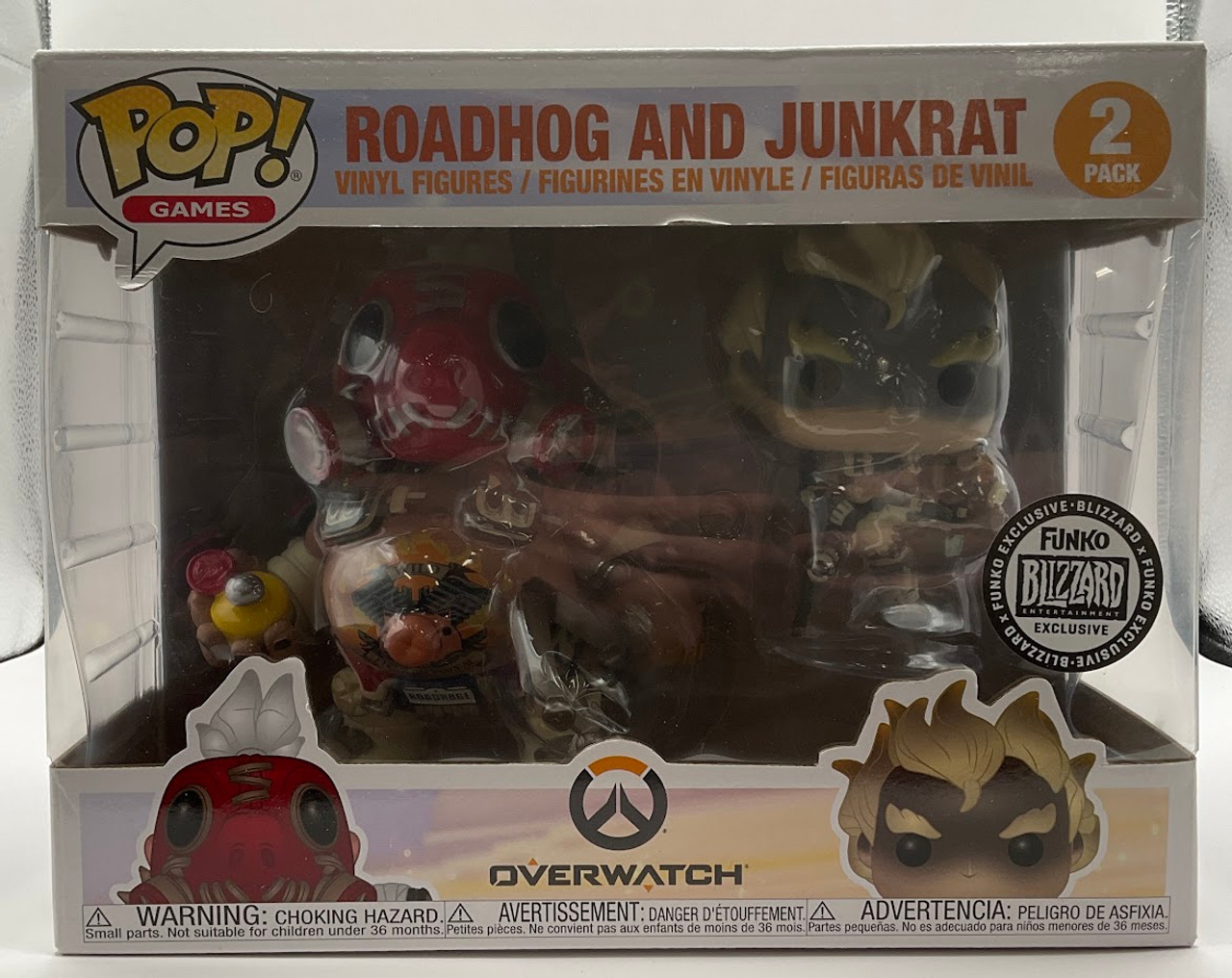 Roadhog & Junkrat Funko Pop! Overwatch 2 Pack Blizzard x Funko Exclusive