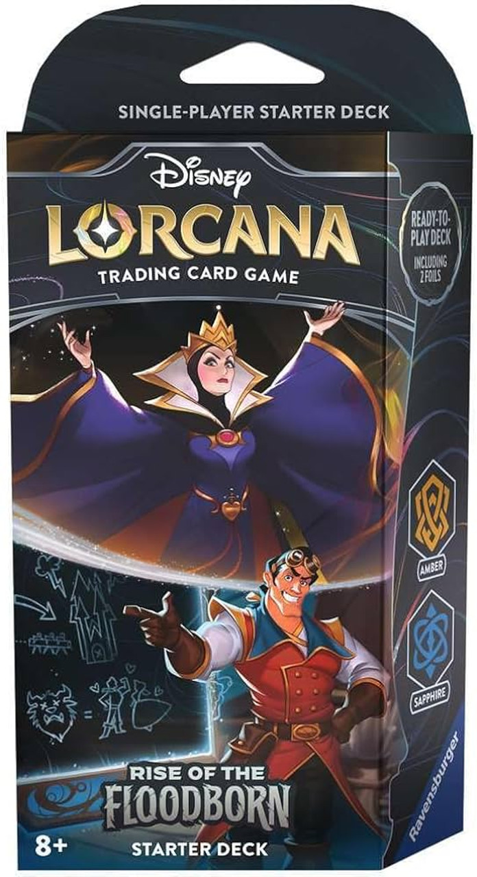 Ravensburger Disney Lorcana Trading Card Games The First Chapter Starter  Deck Sapphire & Steel