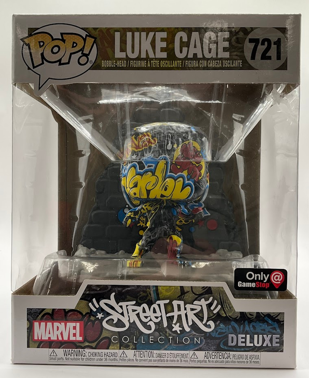 Luke Cage Funko Pop! Street Art Collection #721 GameStop Exclusive