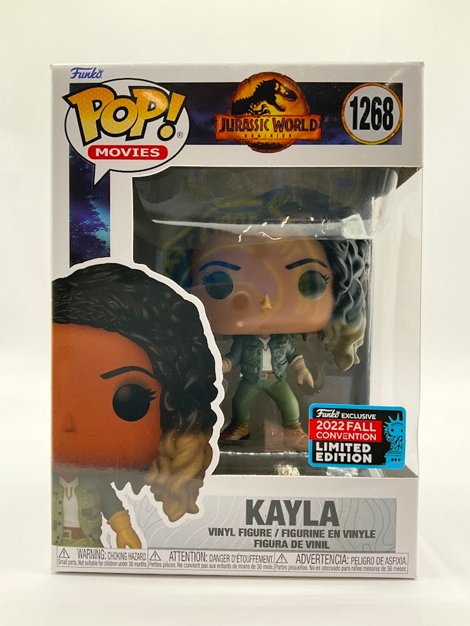 Kayla Funko Pop! Jurassic World Dominion #1268 2022 Fall Convention Limited  Edition