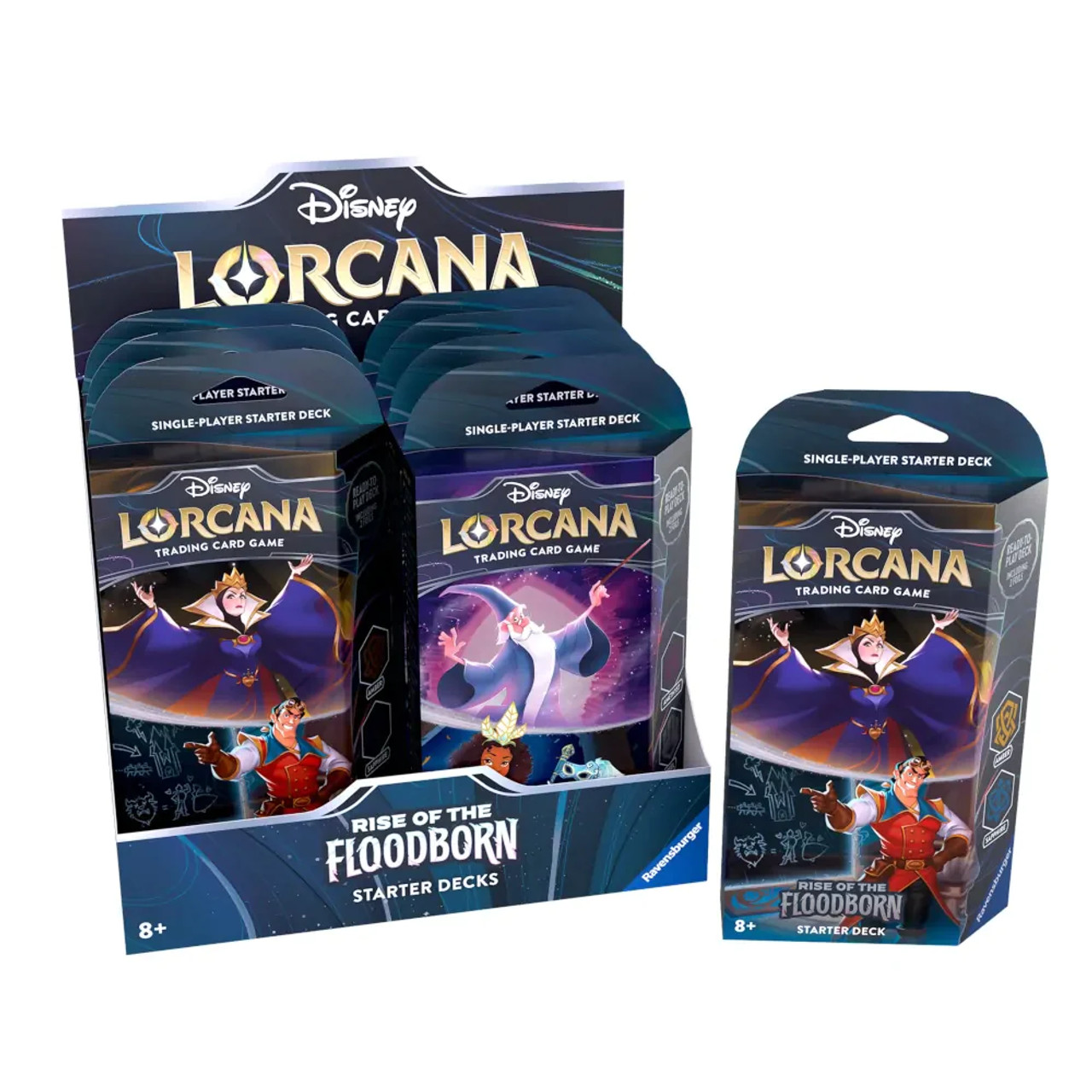 Disney Lorcana: Rise of the Floodborn Starter 8-Deck Box