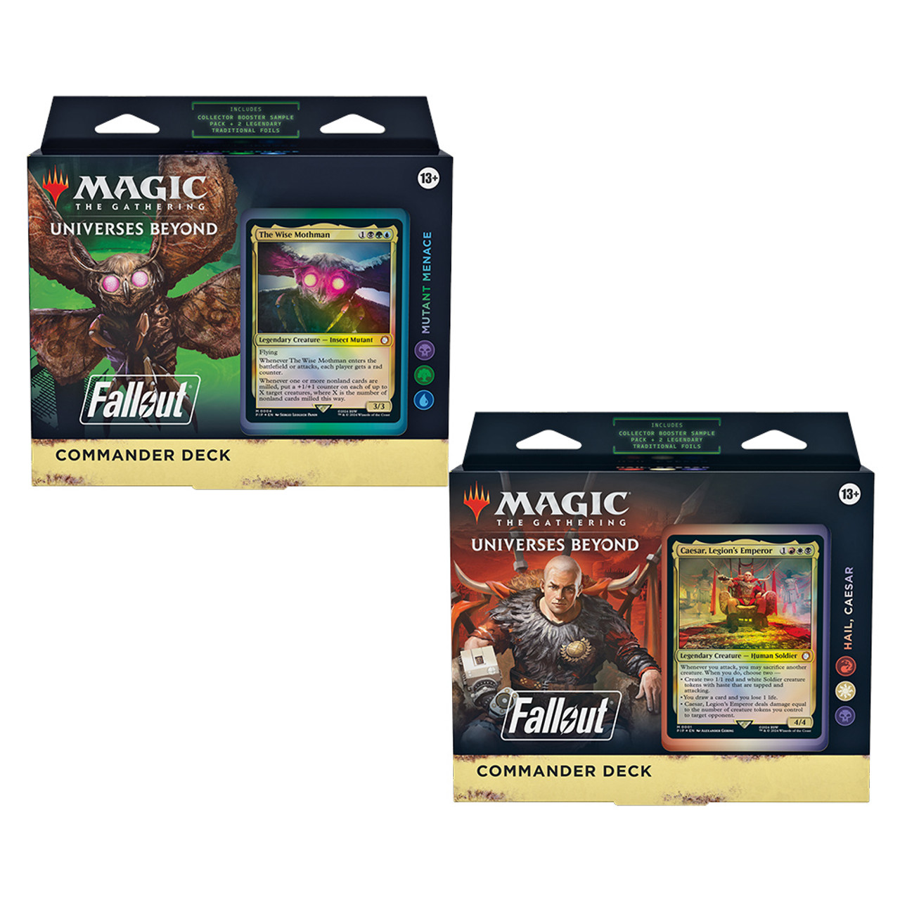 Magic the Gathering: Fallout Commander Deck Display (Set of 4)